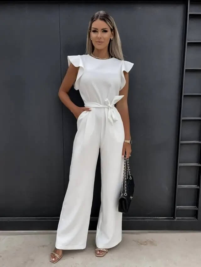 Bequeme Hochwertige Hose mit eleganter Linienführung für Damen | Leanor -4