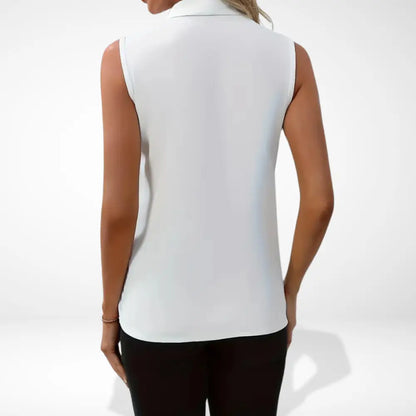 Elegantes Raffiniertes Tank Top mit V-Ausschnitt für Damen | Leila -4