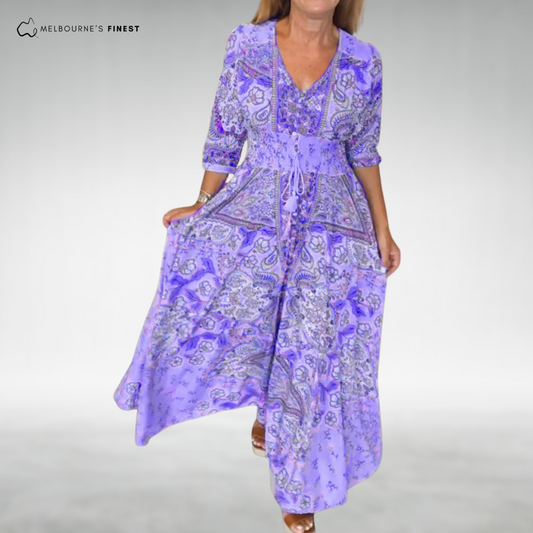 Böhmisches Maxikleid für Damen | Alina