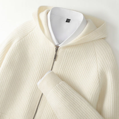 Men's zip-up hooded cardigan | Lorenzo
