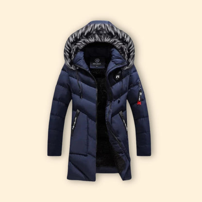 Men's Quilted Parka with Hood | Taviero