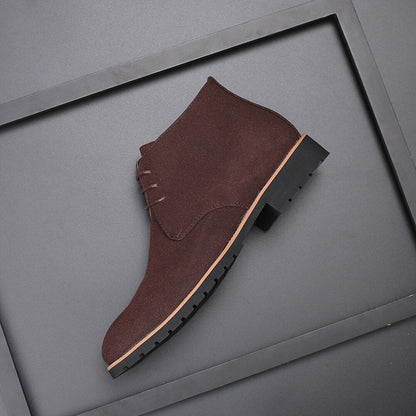 Classic suede ankle everyday outdoor shoes for men -6