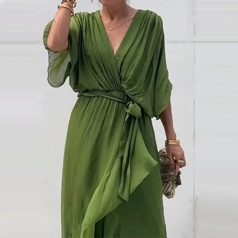 Elegantes Edles Sommerkleid mit Maxi-Länge für Damen | Randy -2