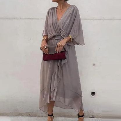 Elegantes Edles Sommerkleid mit Maxi-Länge für Damen | Randy -7
