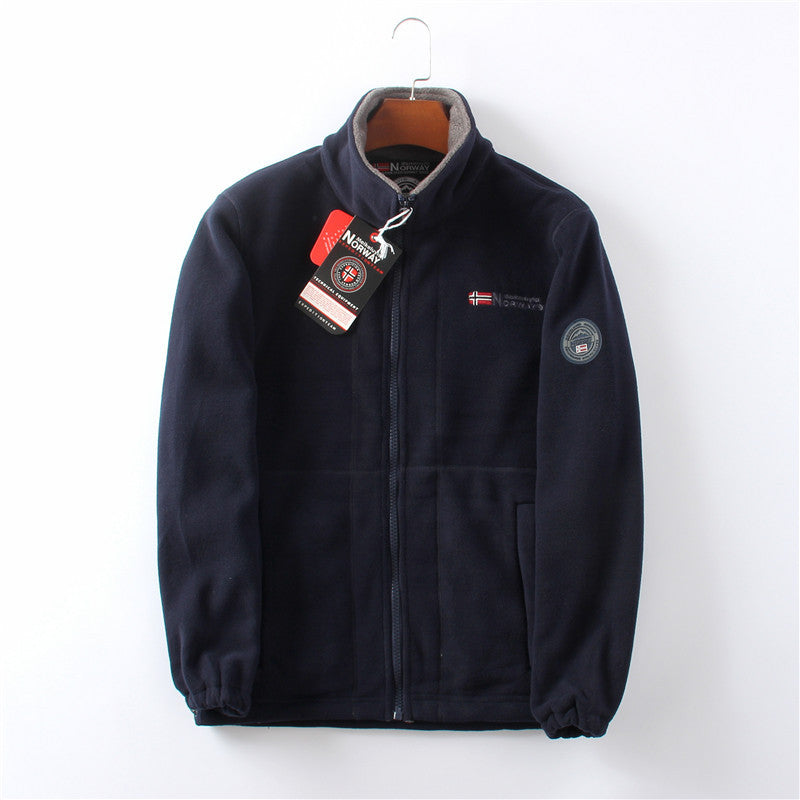 Classic warm fleece winter jacket for men | Norway -4