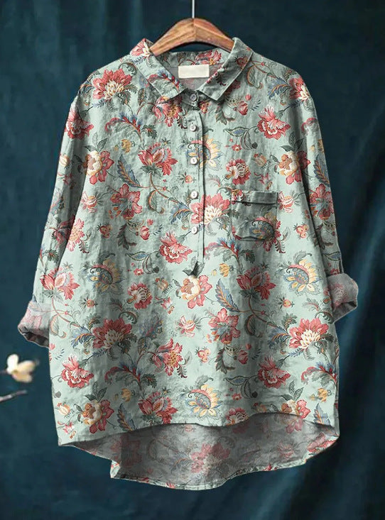 Französische Vintage Bluse für Männer | Liora -1