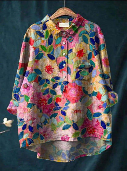 Französische Vintage Bluse für Männer | Liora -3