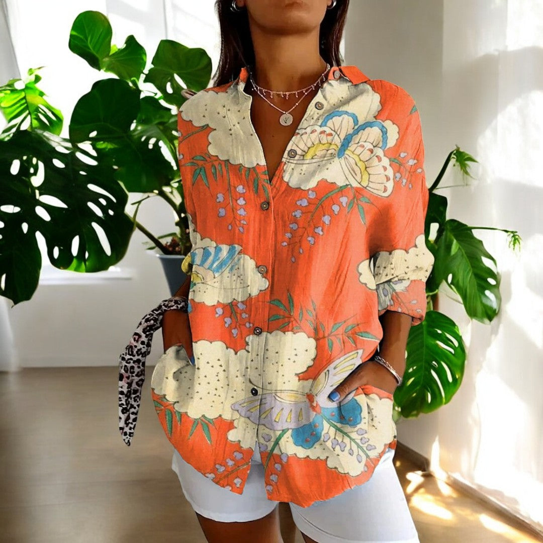 Stylish floral everyday blouse for women | Irelle -4