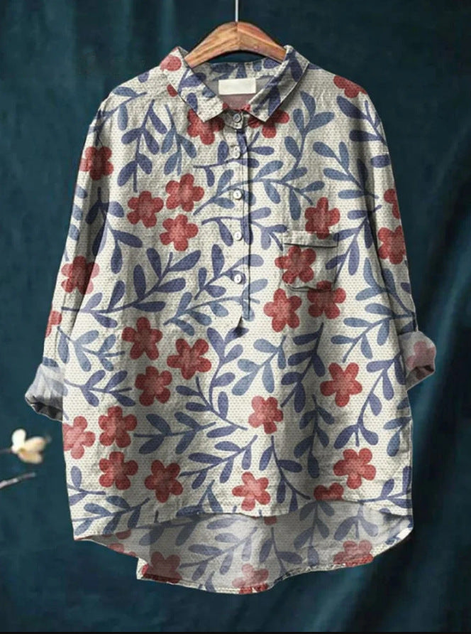 Französische Vintage Bluse für Männer | Liora -5