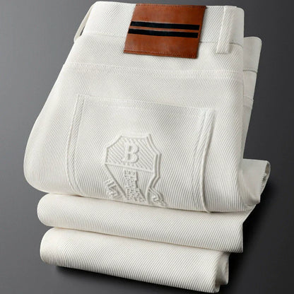 Elegante Stoffhose mit strukturierter Silhouette für Herren | Valmont