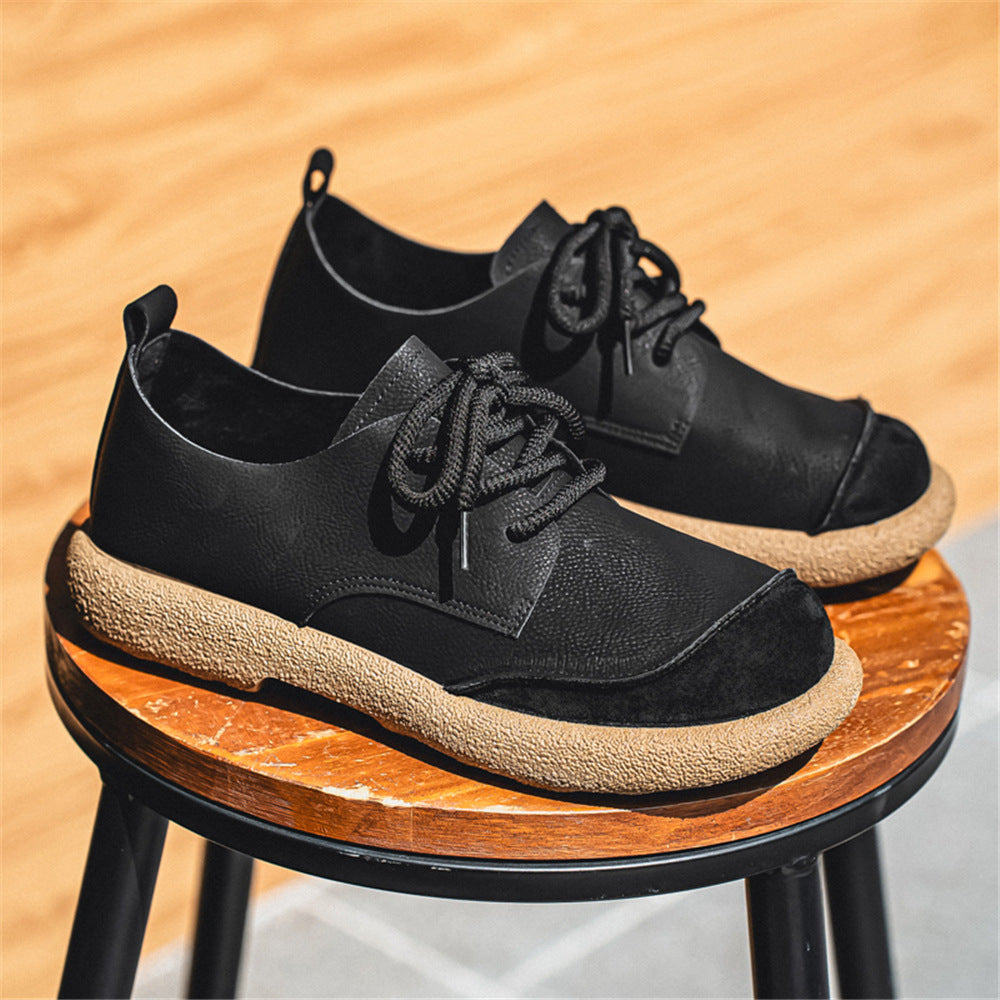 Klassische Hochwertige Barfussschuhe mit Schnürung für Herren | Santiago -15