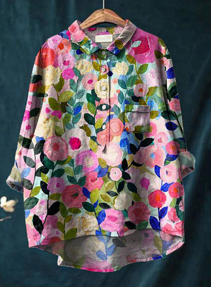 Französische Vintage Bluse für Männer | Liora -2