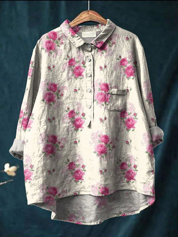 Französische Vintage Bluse für Männer | Liora -6
