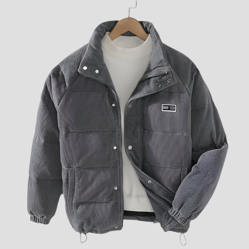 Elegante Premium Cordjacke mit eleganter Linienführung für Herren | Moderna -1