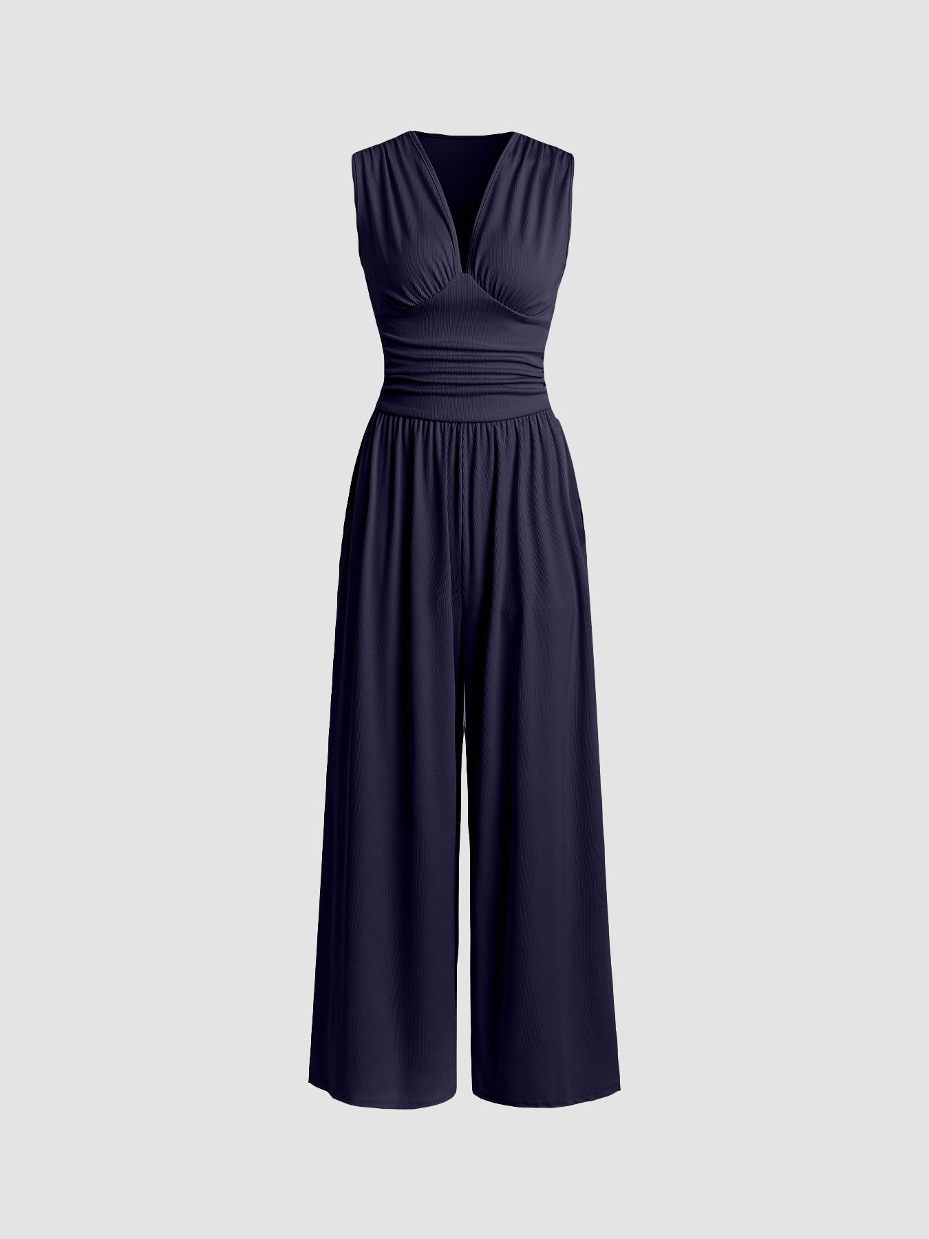 Women's Sleeveless Wide-Leg Jumpsuit | Liora