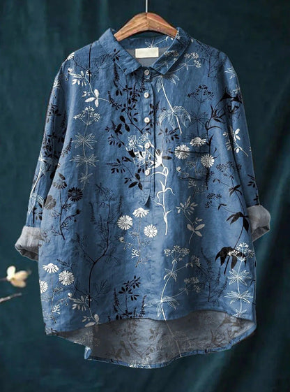Französische Vintage Bluse für Männer | Liora -7