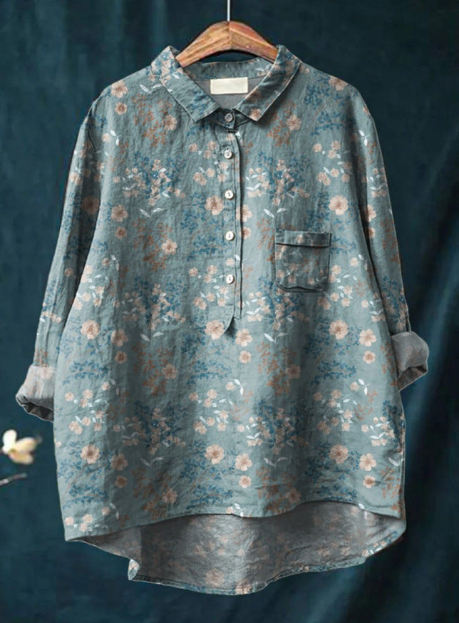 Französische Vintage Bluse für Männer | Liora -8
