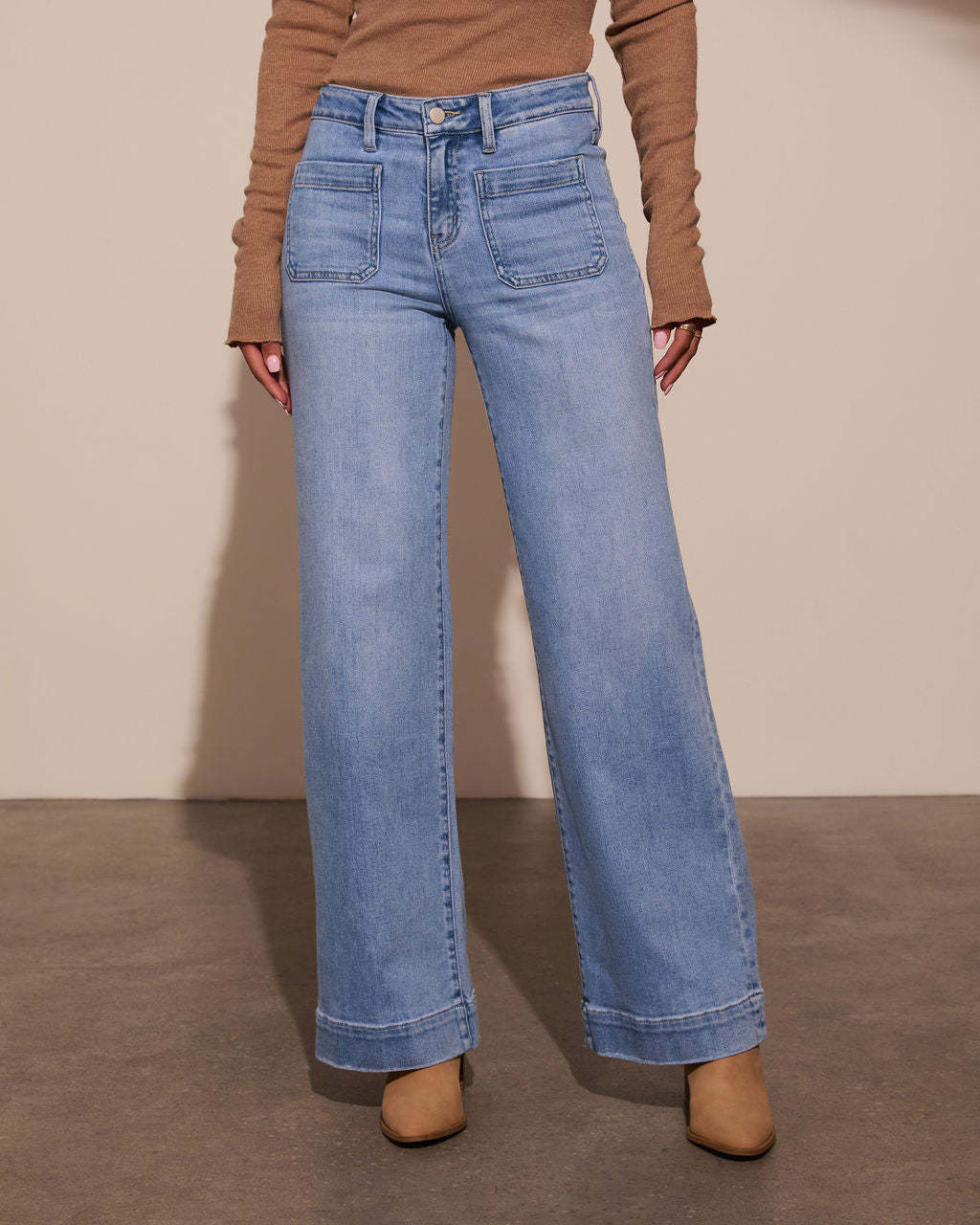 Retro schmal High Waist Jeans für Männer | Lovia -2