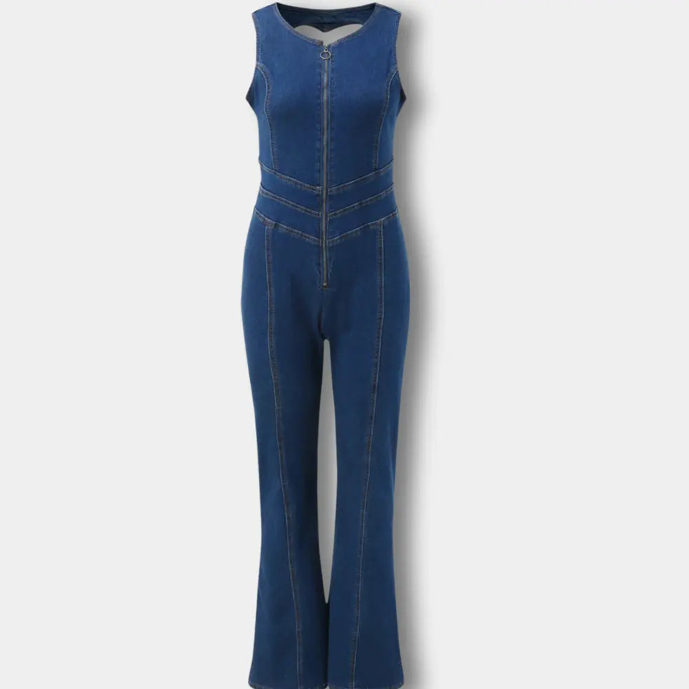 Bequemer Raffinierter Jumpsuit mit taillierter Passform für Damen | Emmett -1