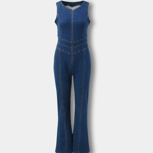 Bequemer Raffinierter Jumpsuit mit taillierter Passform für Damen | Emmett -1
