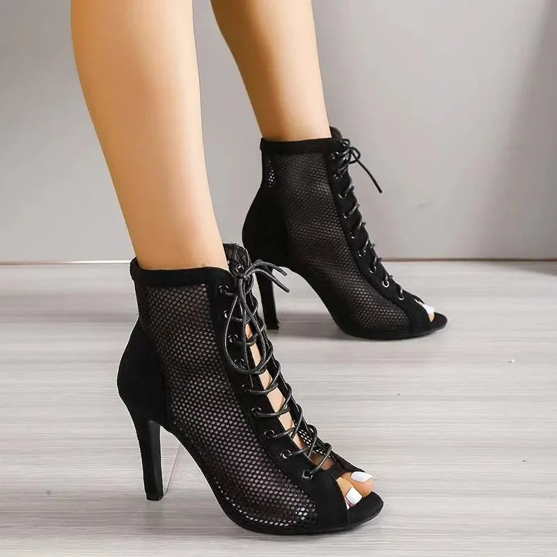 Moderne Feine Stiefeletten mit Schnürung für Damen | Ora -4