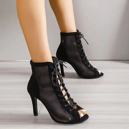 Moderne Feine Stiefeletten mit Schnürung für Damen | Ora -4