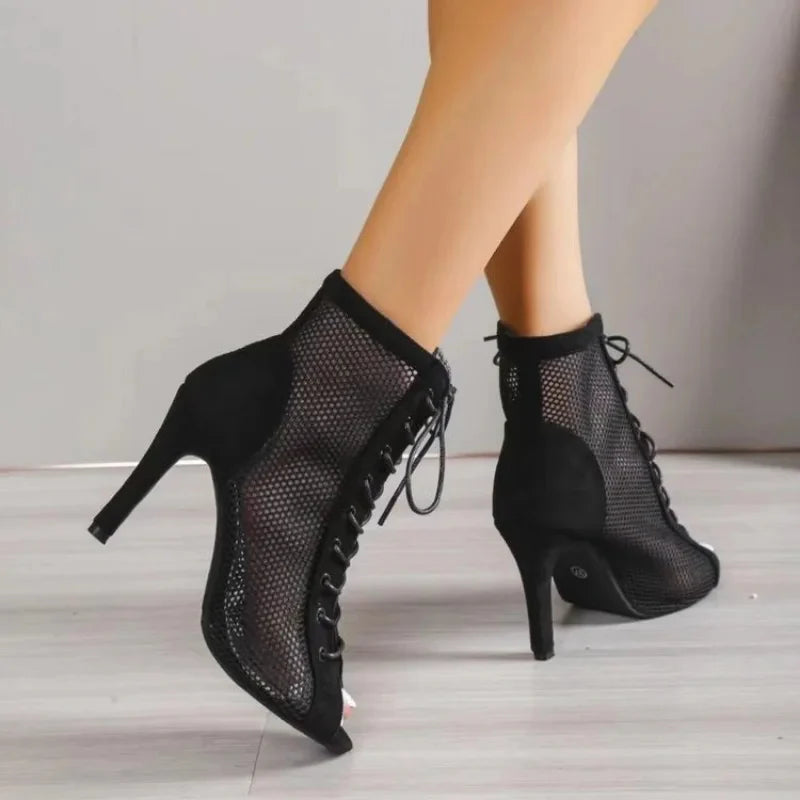 Moderne Feine Stiefeletten mit Schnürung für Damen | Ora -5