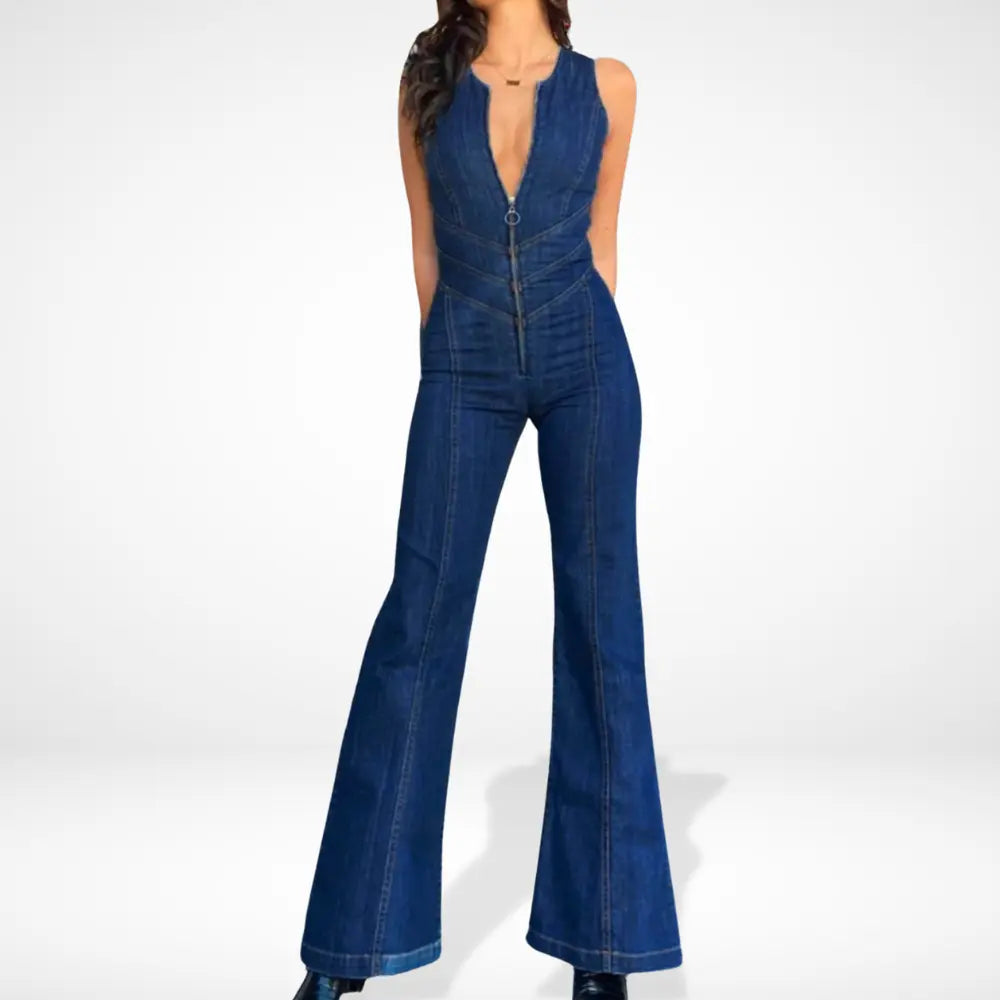 Bequemer Raffinierter Jumpsuit mit taillierter Passform für Damen | Emmett -2