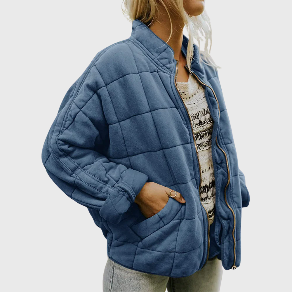 Bequeme Premium Steppjacke mit lockerer Passform für Damen | Elegante -3