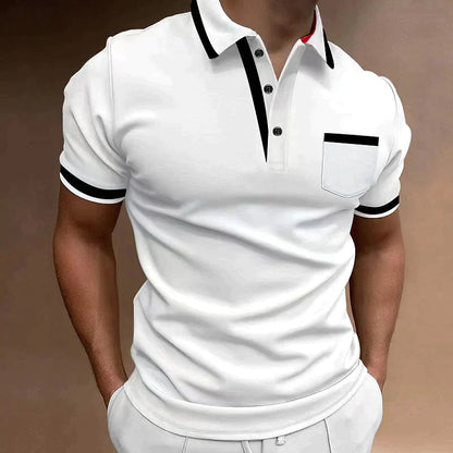 Bequemes Premium Polo Shirt mit figurbetonter Passform für Herren | Endymion -3