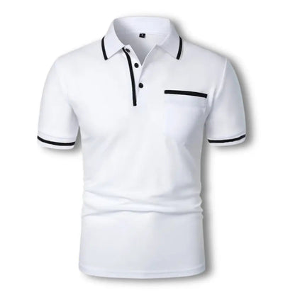 Bequemes Premium Polo Shirt mit figurbetonter Passform für Herren | Endymion -4