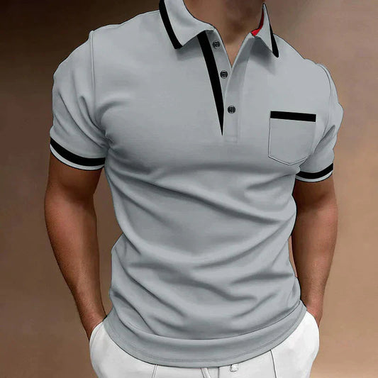 Bequemes Premium Polo Shirt mit figurbetonter Passform für Herren | Endymion -1