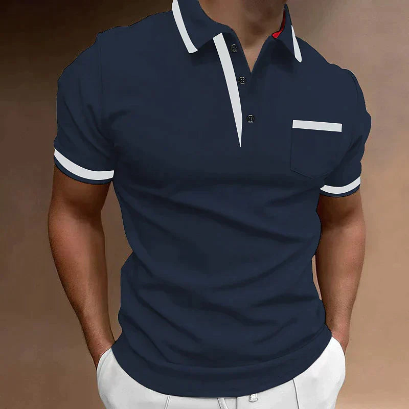 Bequemes Premium Polo Shirt mit figurbetonter Passform für Herren | Endymion -5
