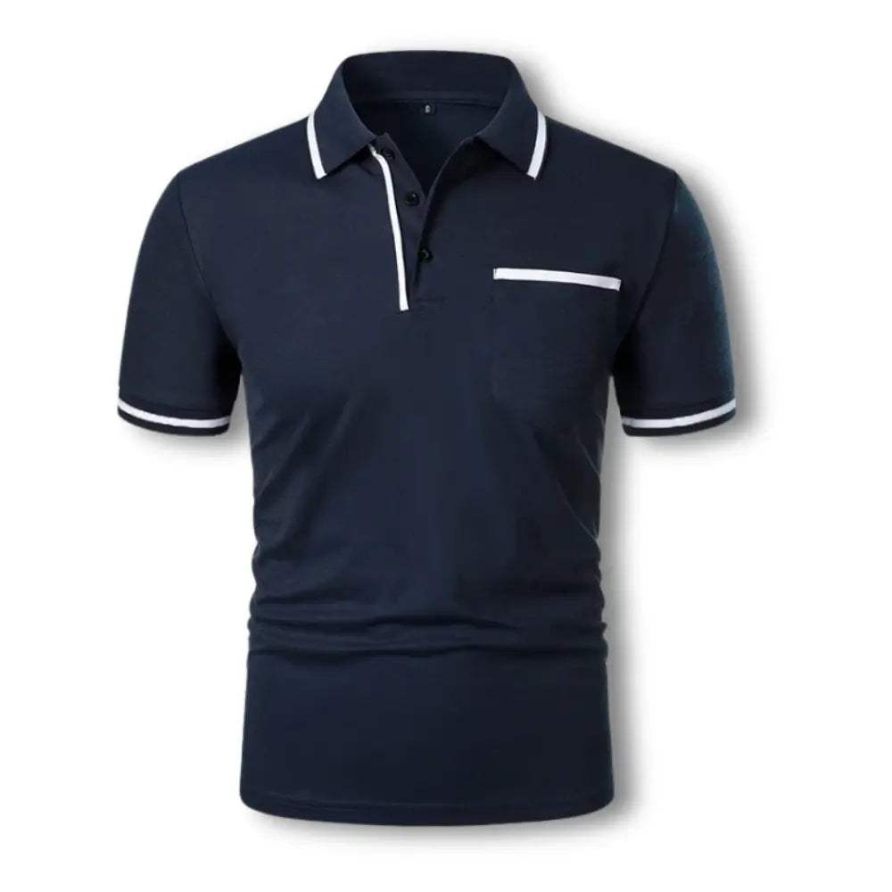 Bequemes Premium Polo Shirt mit figurbetonter Passform für Herren | Endymion -6