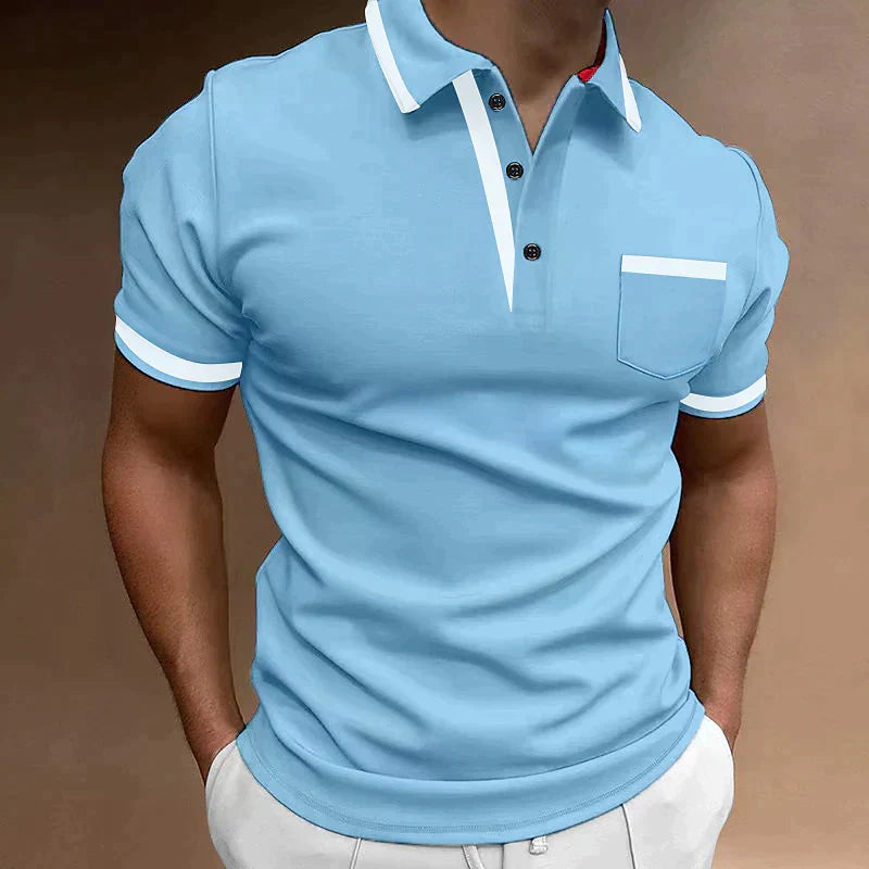 Bequemes Premium Polo Shirt mit figurbetonter Passform für Herren | Endymion -9