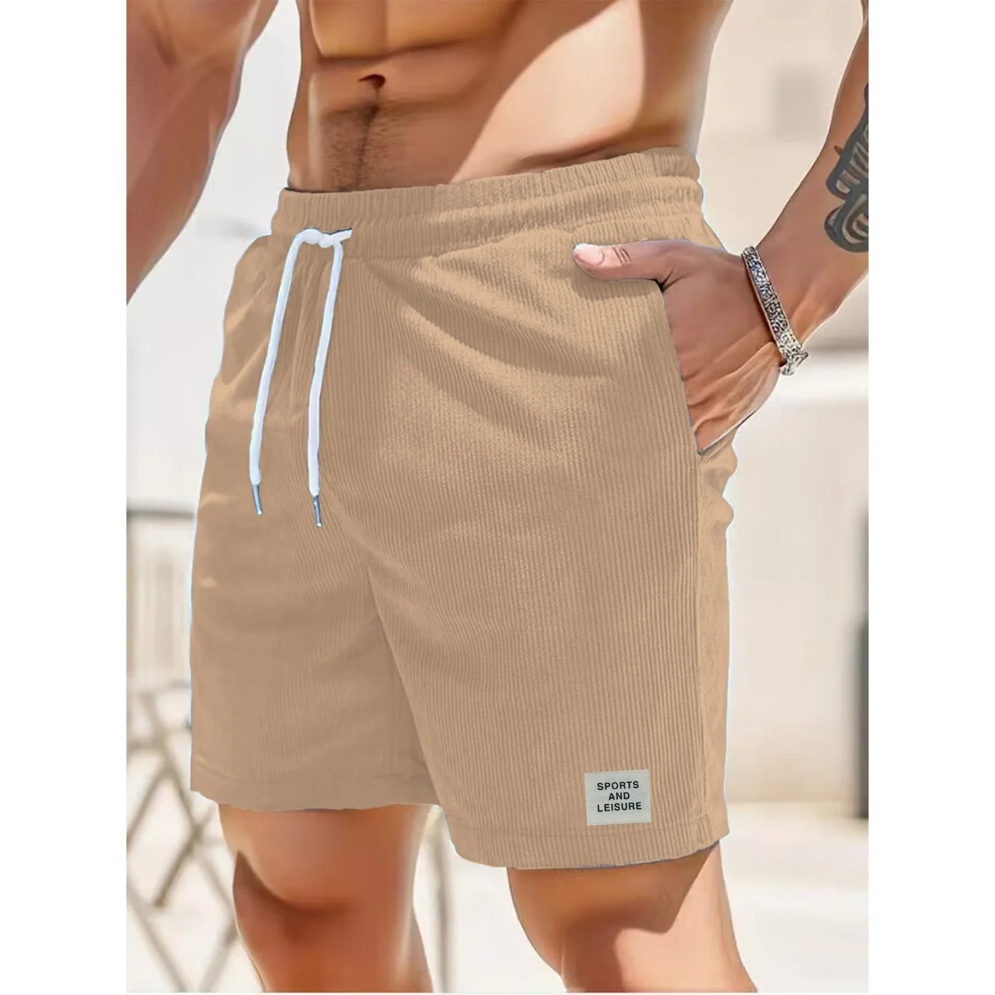 Elegante Premium Jogginghose mit Tunnelzug für Herren | Titus -3