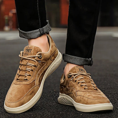 Men's Modern Lace-Up Sneakers | Leon