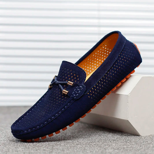 Perforierte Slip On Loafer mit eleganter Silhouette für Herren | Alessio