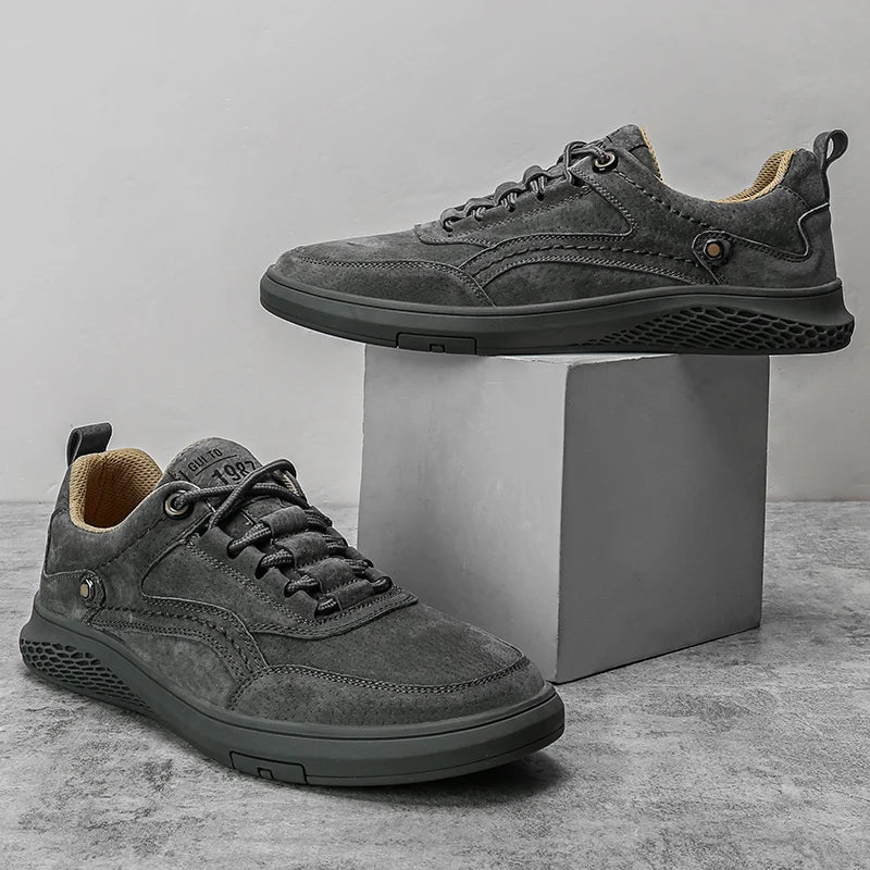Men's Modern Lace-Up Sneakers | Leon