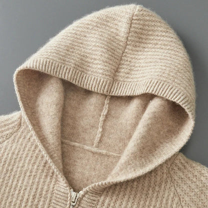 Men's zip-up hooded cardigan | Lorenzo