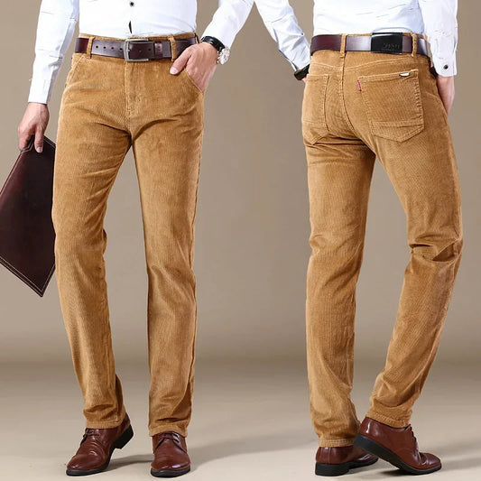 Men's Classic Straight-Leg Corduroy Trousers | Dorian