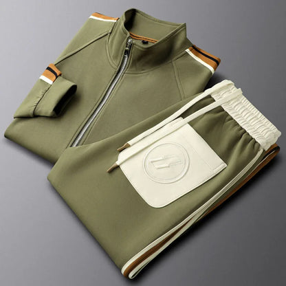 Sportliches zweiteiliges Trainingsanzug-Set für Herren | Albert