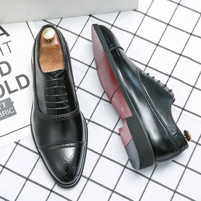 Klassische Oxford Brogues Cap Toe für Frauen | Armond -1
