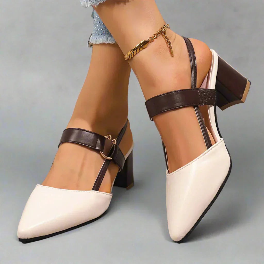 Classic comfort everyday heels for women | Elowen -10