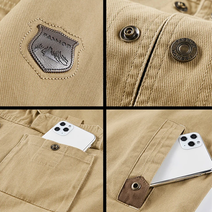 Bequeme Hochwertige Feldjacke mit eleganter Linienführung für Herren | Caldwell -7