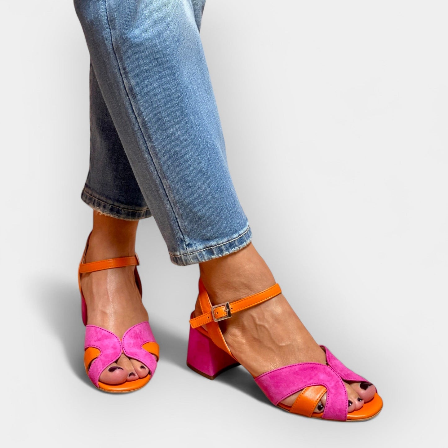 Moderne Raffinierte Sandalen mit Absatz für Damen | Valeria -2