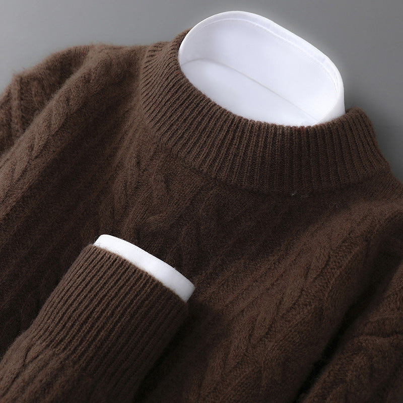 Eleganter Pullover Zopfmuster für Frauen | Sandro -2