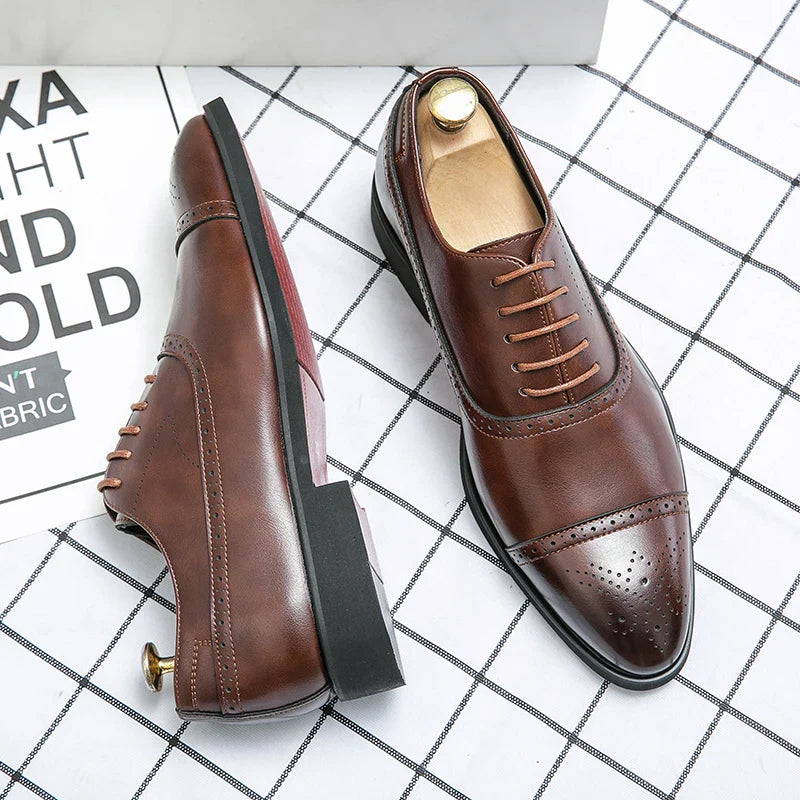 Klassische Oxford Brogues Cap Toe für Frauen | Armond -2