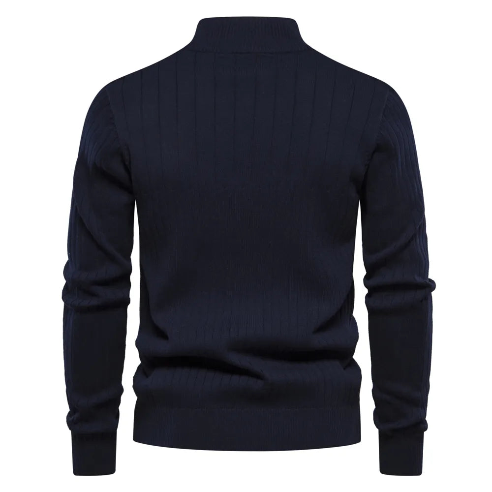 Men's elegant zip-up sweater | Tavian