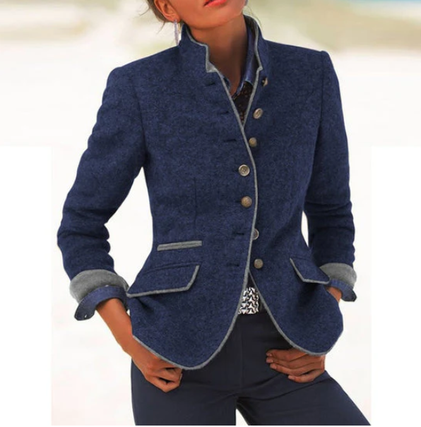 Stilvoller Feiner Blazer mit eleganter Linienführung für Damen | Casual -5